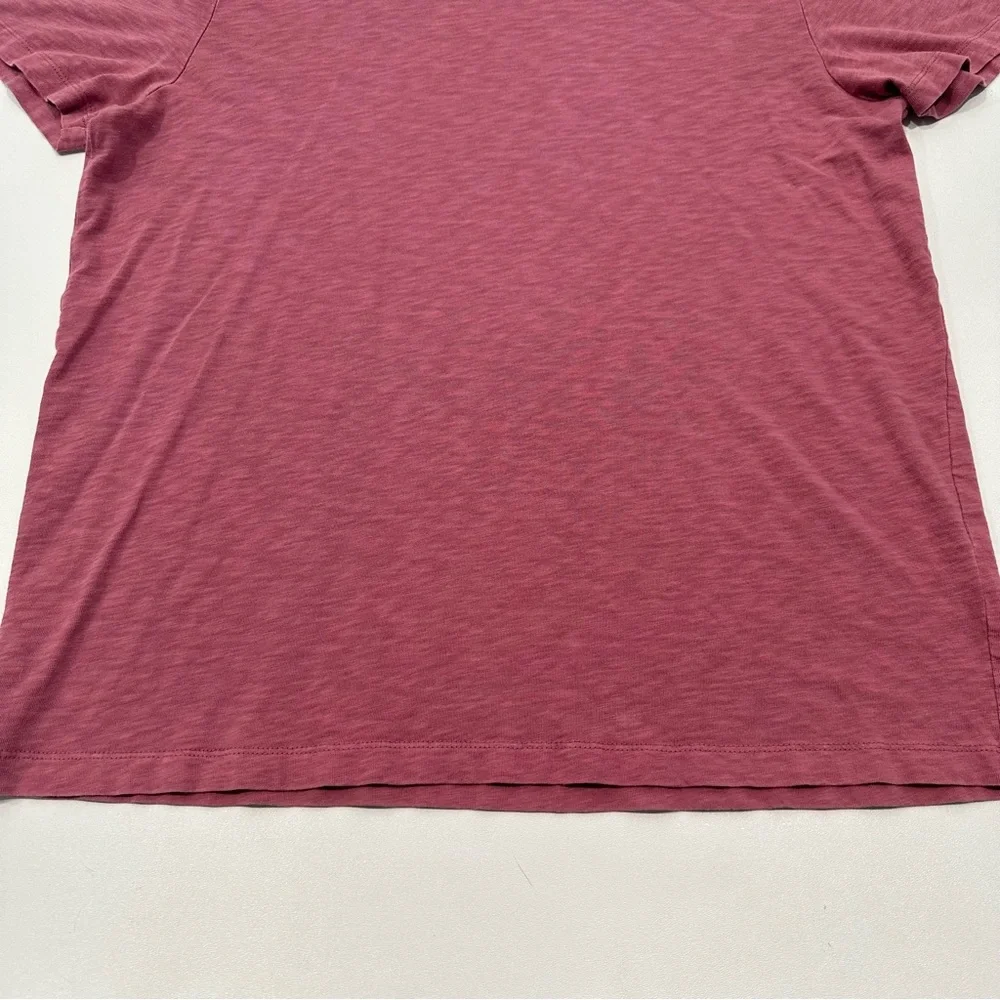 J. Crew Mauve V- Neck Short Sleeve T- Shirt Top Mens Size Large